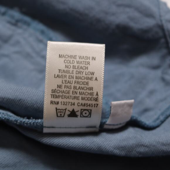 Cloth & Stone Lagenlook Oversized Long Sleeve Tunic Pockets Light Blue Size XS - Picture 8 of 10